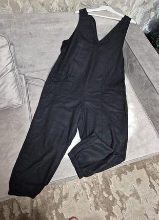 Женский льняной комбинзон