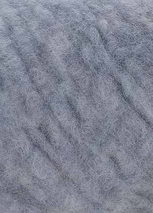 Пряжа piuma cashmere/пиума кашемир, холодный серый 3, laines du nord