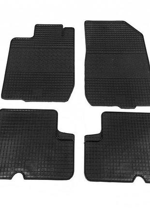 Гумові килимки 4шт polytep для dacia duster 2008-2018 захисні килимки в салон для захисту від бруду ve-33