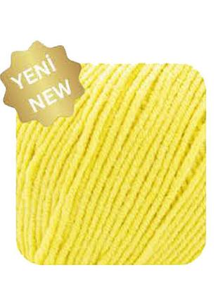 Пряжа etrofil jeans/етрофіл джинс, яскравий жовтий 072, etrofil