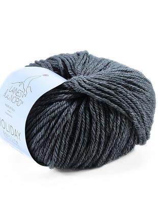 Пряжа holiday/холидей, серый 36, laines du nord