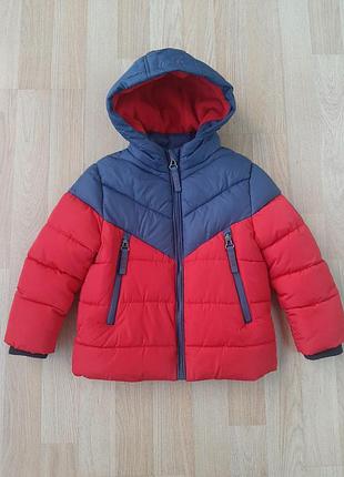 Детская демисезонная куртка с флисовой подкладкой