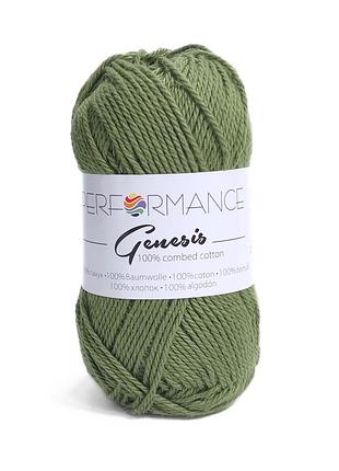 Пряжа genesis/генезис, светло-зеленый 2178, performance