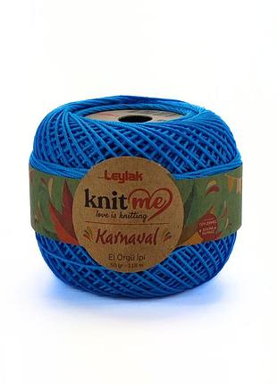 Пряжа karnaval/карнавал, лазурный 02248, knit me