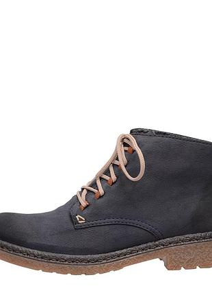 Темно-сині жіночі черевики rieker