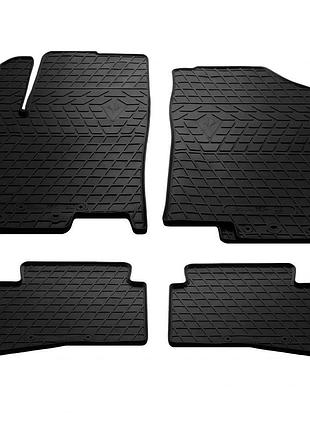 Резиновые коврики stingray premium для kia rio 2017-2023 4 шт защитные ковры в салон автомобиля dm-11
