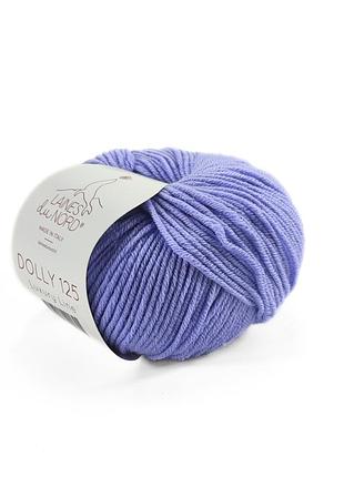 Пряжа dolly 125/доллі 125, аметистовий 401, laines du nord