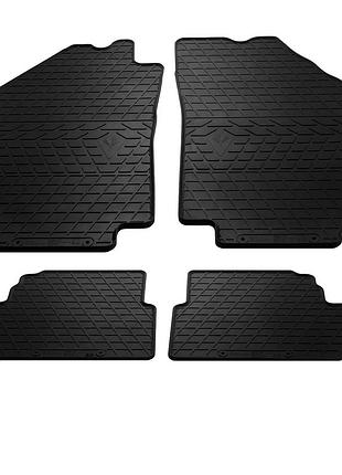 Гумові килимки stingray premium 4 шт для chevrolet spark 2009-2015 року захисту від бруду та вологи ve-33