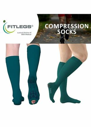 Нові медичні компресійні та антиемболічні панчохи з фіксатором fitlegs aes