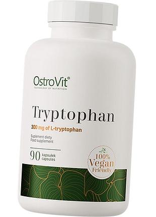 Л триптофан, tryptophan vege, ostrovit 90капс (27250020)