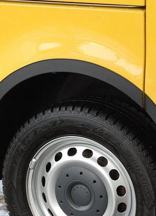 Накладки на арки черный мат для volkswagen caddy 2004-2010 1 сдвижная дверь пластиковые элементы тюнинга dm-11