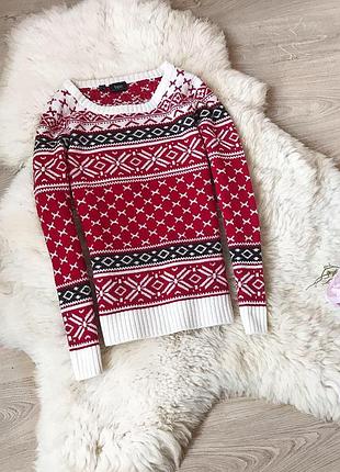 ❤️веселый яркий тёплый свитерок, новогодний свитер, рождественский❤️