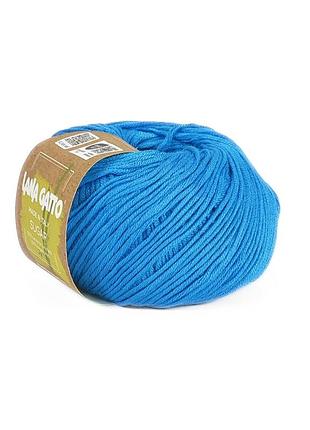 Пряжа sugar/шугар, блакитний 30677, lana gatto