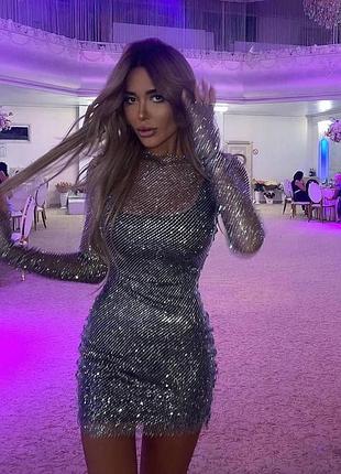 Яскрава сукня сітка💥