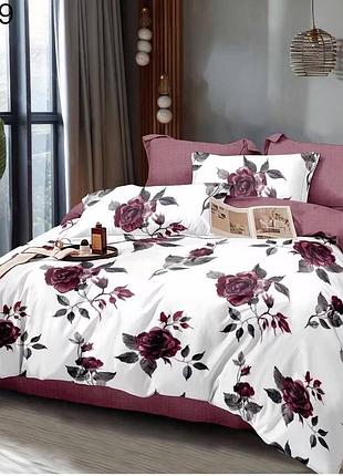 Постільна білизна фланель євро, 4 наволочки