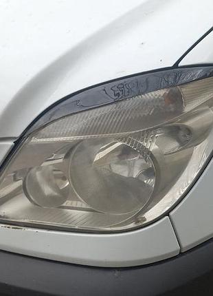 Реснички прямые черные abs для mercedes sprinter w906 2006-2013 тюнинг накладки для улучшения внешнего в ve-33