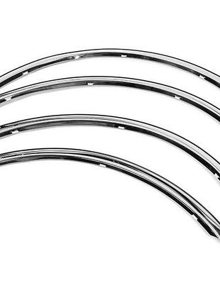 Накладки на арки 4шт хромированные для nissan primera p12 2002-2007 тюнинг защита от коррозии ve-33