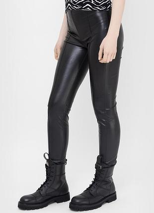 Леггинсы max &amp;co из искусственной кожи