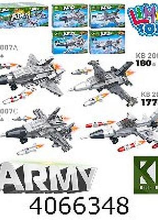Конструктор limo toy військова серія. літаки 170дет 4 види (8/64)