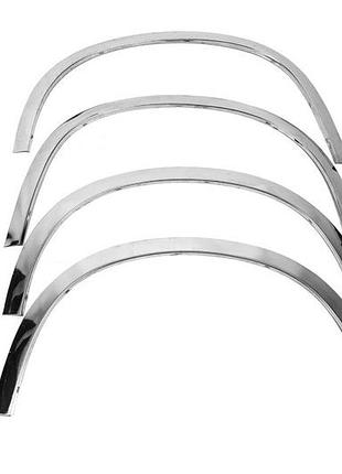 Накладки на арки 2012-2016 для mitsubishi asx 4 шт хромовані самоклеючі для тюнінга авто dm-11