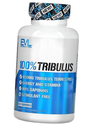 Трибулус, 100% tribulus, evlution nutrition 60вегкапс (08385002)