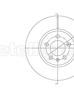 Диск тормозной skoda scala (nw1) 1.6 2019.02- mt 23-1842c