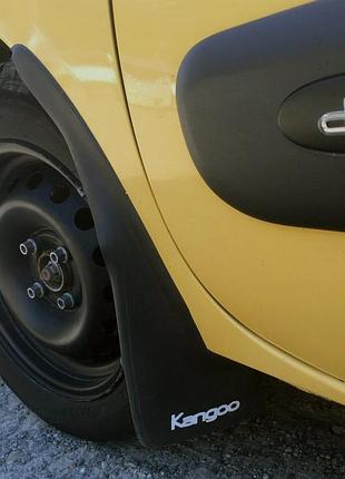 Бризковики premium для renault kangoo 1998-2008 2шт гумовий захисний елемент для авто захисту від бруду dm-11