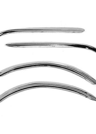 Накладки на арки 4 шт. нержавіюча сталь для daewoo nexia хромовані елементи для тюнінгу автомобіля dm-11