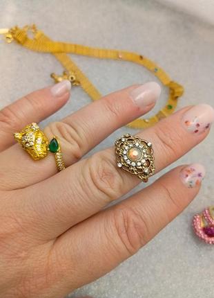 Кольцо кольца винтаж, ажурное