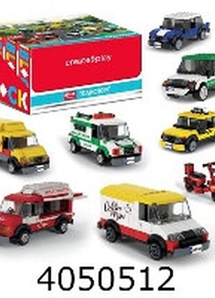 Конструктор iblock транспорт 8 видів у дисплеї 78-133 дет. (8/48)