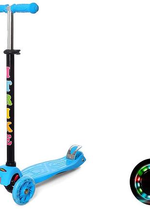 Самокат jr 3-003 блакитний one size