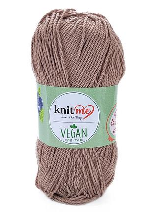 Пряжа vegan/веган, бежевый kv23031, knit me