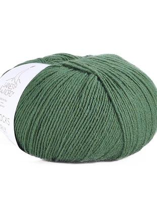 Пряжа unisock 6 ply/юнисок 6 ply, зеленый 6, laines du nord