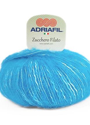 Пряжа zucchero filato/зукеро филато, голубой 24, adriafil