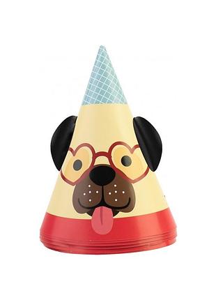 Набір ковпаків "maxi" happy dogs 6шт з гумовою стрічкою, асорті mx200216