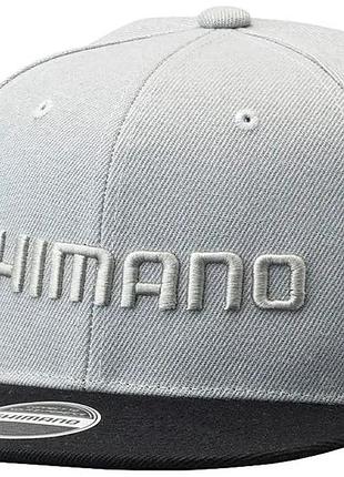 Кепка shimano flat cap regular gray/pink