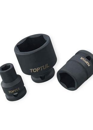 Головка торцева шестигранна ударна 1" 27мм toptul