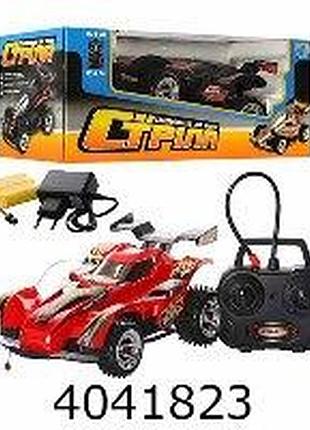 Машина радіо акум. в коробці 2 кольори гум. надувні колеса 34*16*14см (24)