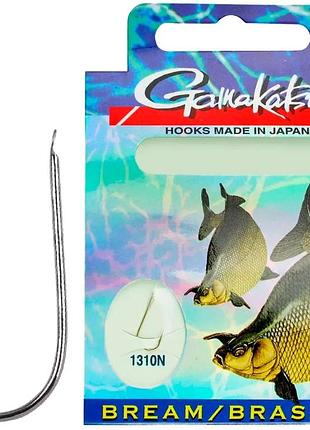 Гачок з повідцем gamakatsu bream 1310n №14 0.12mm 70cm (10шт/уп)