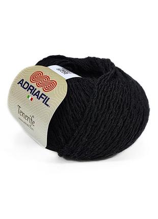Пряжа tenerife/тенерифе, черный 69, adriafil