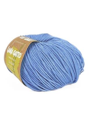 Пряжа sugar/шугар, жемчужно-голубой 07665, lana gatto