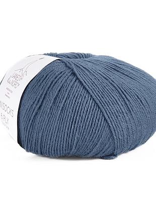 Пряжа unisock 6 ply/юнисок 6 ply, серо-голубой, laines du nord