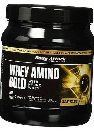 Аминокомплекс, whey amino gold, body attack 325таб (2725100127251001)