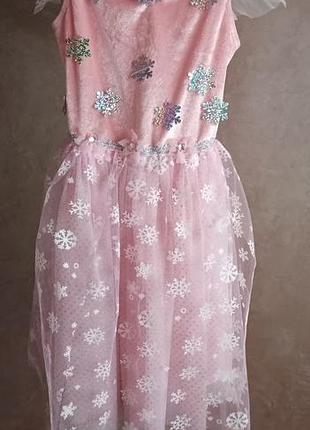 Платье снежинки