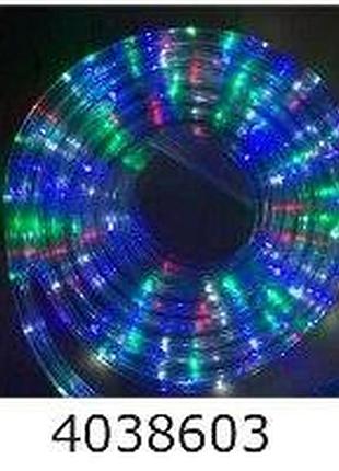 Гірлянда ел. "шланг-дюралайт" 3-жильн., led, 10м, мултиколор