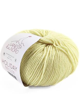 Пряжа holiday/холидей, лимонный 6, laines du nord