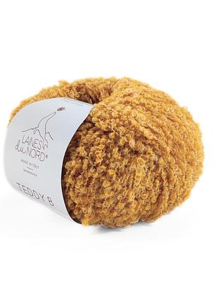 Пряжа teddy b/тедди б, медовый 66, laines du nord