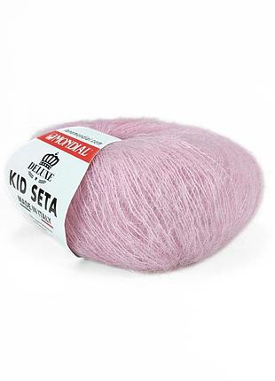 Пряжа kid seta/кид сета, нежно-сиреневый 516, mondial