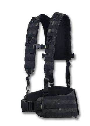 Ременно-плечевая система (рпс) черный мультикам kiborg r-1 gen.2 (m)