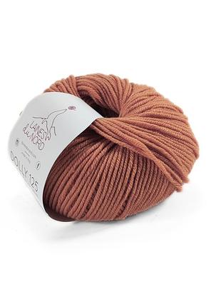 Пряжа dolly 125/доллі 125, глина 214, laines du nord